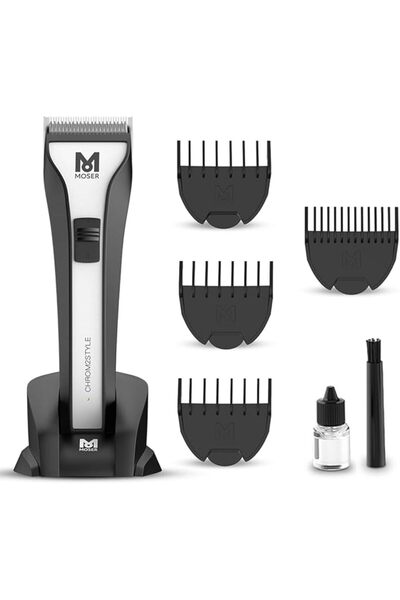 Moser Chrome 2 Style Hair Clipper 1877-0150 Grey