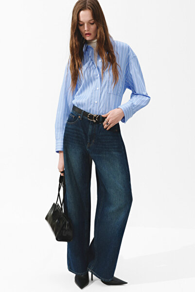H&M Barrel Regular Waist Jeans