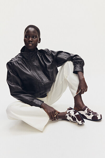 H&M Deri Makosen Terlik