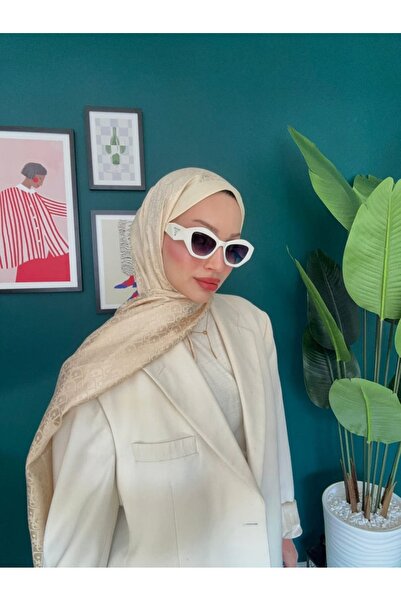 Gogoey D Desenli İpek Kaşmir Çift Taraflı Şal