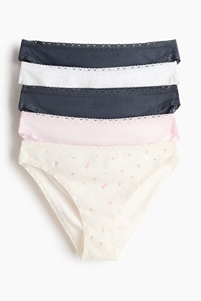 H&M 5'li Pamuklu Külot