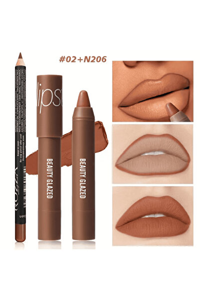 LIPSTICK Pen and Lips Liner Set 02