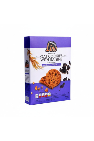 Lino مزيج كوكيز الشوفان والزبيب - 350 غرام