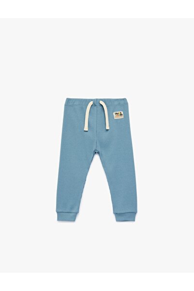 Koton Με κορδόνι στη μέση πλέξη ριμπ Φόρμα Φούτερ