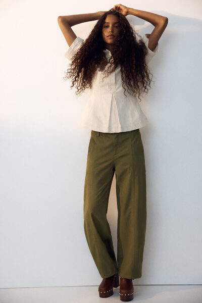 H&M Barrel Paça Kargo Pantolon