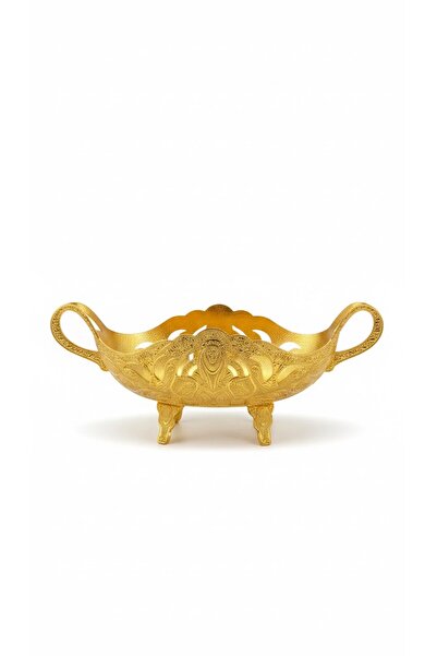 Osena Patterned Footed Gondola Gold