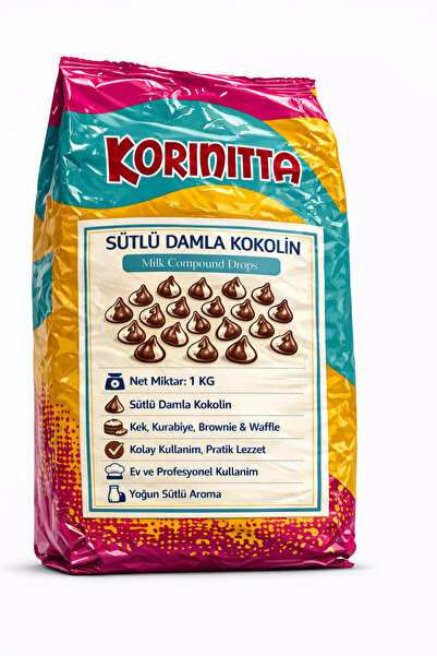 Korinitta Sütlü Damla Kokolin Çikolata