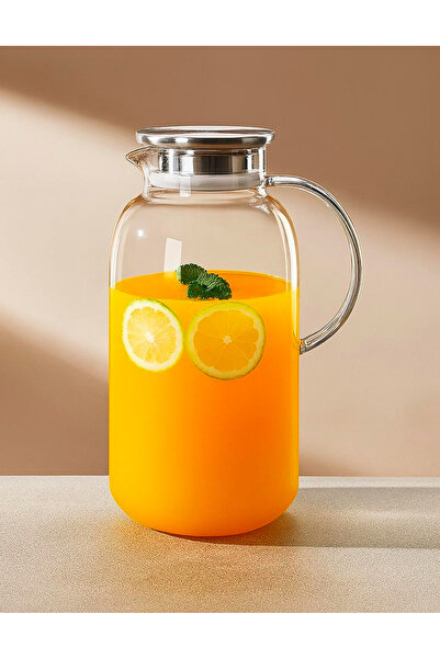 Empressco Şık 2.5 Litre Borosilikat Cam Sürahi, Pratik ve Dayanıklı Tasarım