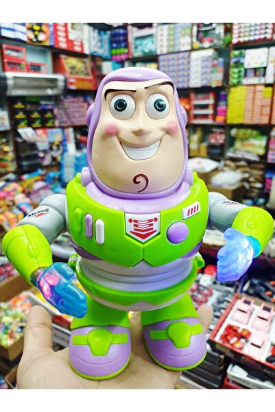OYUNCAKSAHİLİ Buzz lıghyear danscı robot ışıklı sesli dans eder hareketli oyu...