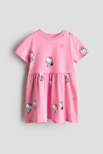 H&M Baskılı Jarse Elbise