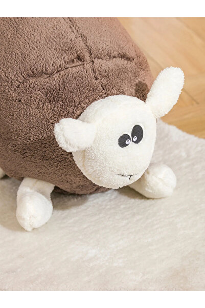 LC LCW HOME Bej Kuzu Figürlü Pelüş Kırlent 55 C