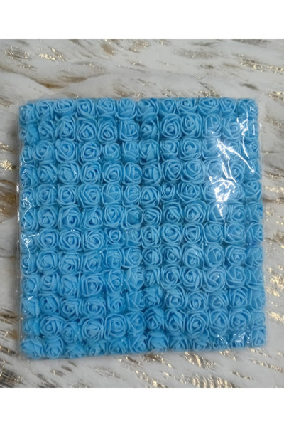 Lissa Aksesuar Trandafir de hârtie albastru 144 bucăți artificial