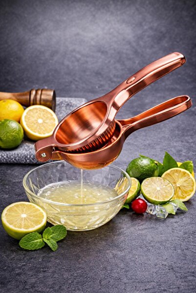 Senz Rose Paslanmaz Çelik Kaplama Limon ve Narenciye Sıkacağı
