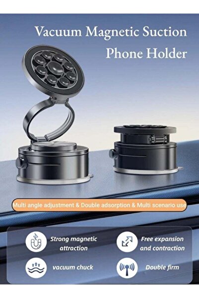 Generic حامل هاتف مغناطيسي قابل للطي، قابل للطي، يدور 360 درجة، يُثبت على لوح...