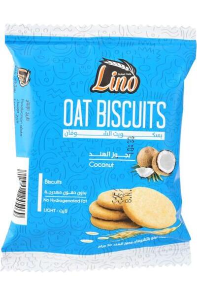 Lino بسكويت الشوفان بجوز الهند - 30 غرام
