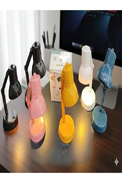 MOBGİFT Mini Pilli Kitap Okuma Lambası, Portatif ve Kullanışlı Tasarım Taşına...