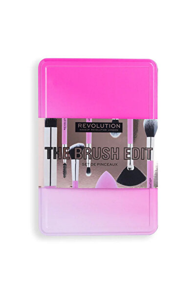MAKEUP REVOLUTION Revolution THE BRUSH EDIT GIFT Synthetic Bristles Makeup Br...