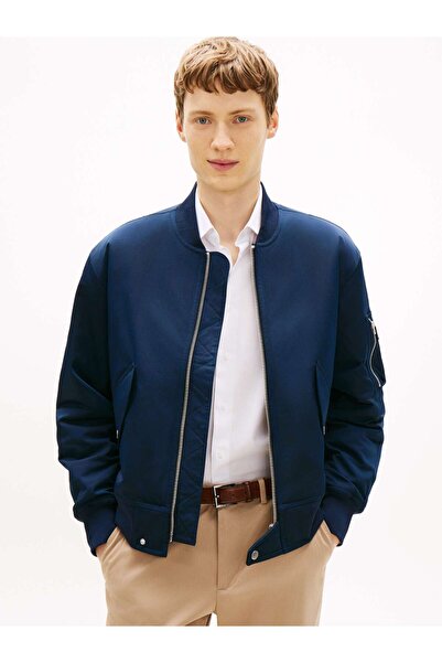 Tommy Hilfiger AUTHENTIC BOMBER Erkek Lacivert Fermuarlı Ceket