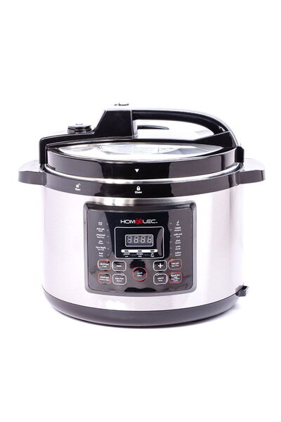Home Elec Home Electric Pressure Cooker 10 Liters 1500 Watts, Steel