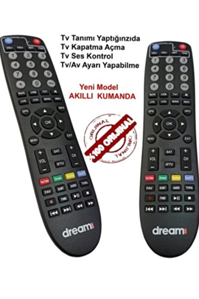 Class Luxury, A Kalite Orijinal Dream Master Plus IP TV Kumandası