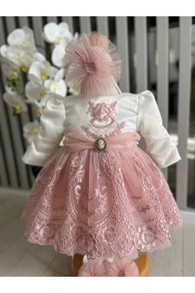 Inovius Rochita Botez Printesa, Roz - DPH80 - Marime: 6-9 Luni