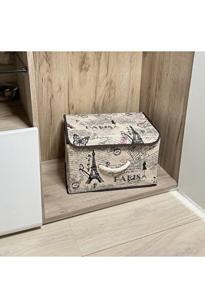 Thirty Three Design Universal storage box made of Cotton and linen, vintage d...