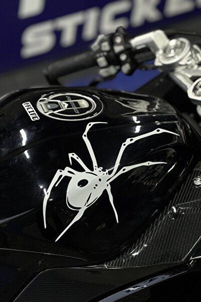 Banxtre Motosiklet-Araba ve Kask için Tarantula Örümcek Sticker Etiket (25CM)
