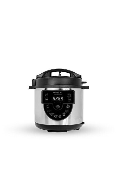 Home Elec 6L Electric Pressure Cooker – 1000W | Silver