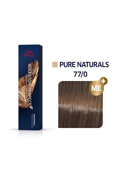 Wella Professionals , Koleston Perfect Me+, Μόνιμη Βαφή Μαλλιών, 77/0 Ξανθό Μ...