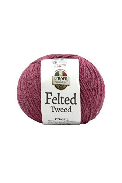 Etrofil Τουίντ με τεχνική τσόχα 73385 Ροζ Χαλαζίας
