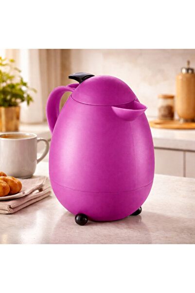 esdekor Leifheit Columbus 1L Mor Thermos Double Wall Vacuum Insulation German...