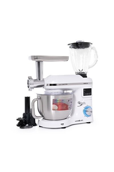 Home Elec Mixer, 5*1, White, 6 Liters, 1600 Watts