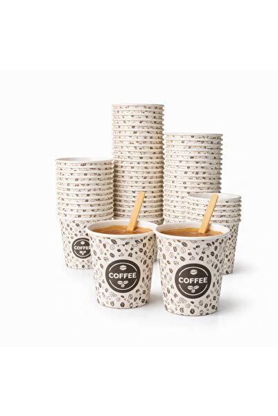 Akiş 6,5 Oz Karton Bardak 3000 Adet – Tek Kullanımlık Çay ve Kahve Bardağı