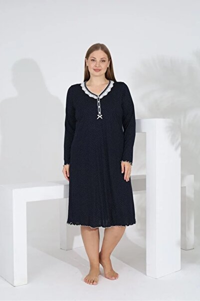 YUYİ ANGELIQUE 70% BAMBUS 30% BUMBAC MĂRIME MARE CU MÂNECĂ LUNGĂ CĂMAȘĂ DE NO...