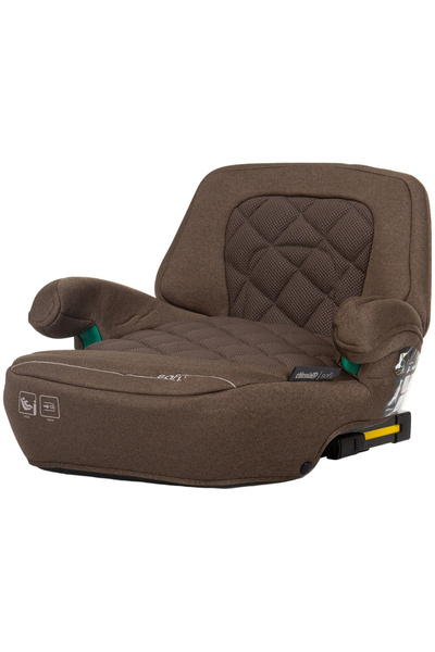 Chipolino Inaltator auto Safy I-Size 125-150 cm macadamia cu sistem Isofix