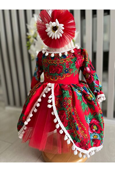 Inovius Φόρεμα Ento με κορδέλα για το κεφάλι - DPH06 - Μέγεθος: 0-3 Μηνών με ...