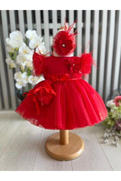 Inovius Rochita Botez Cataleya, Rosu - DPH90 - Marime: 6-9 Luni