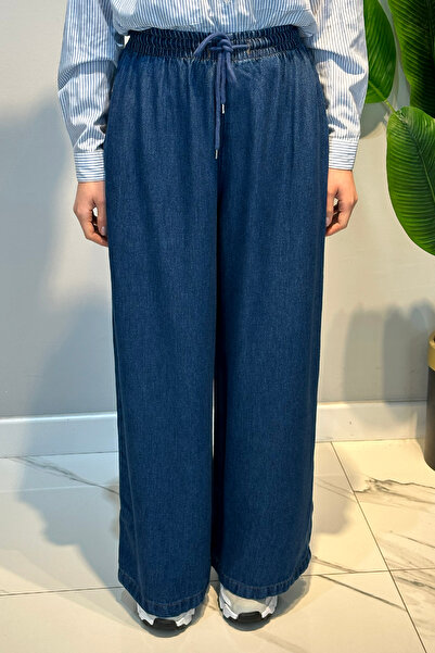 Lale Butik Lyocell Bolpaça Jeans 2773 Dark Navy Blue