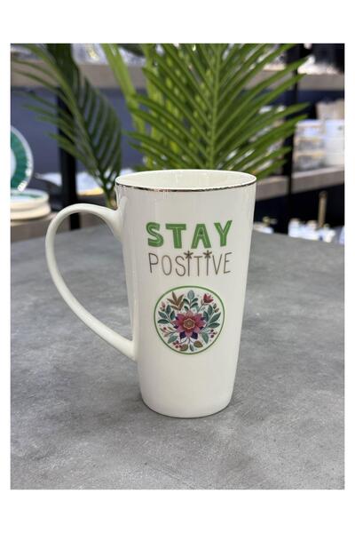 Doğudeko Luxury Porcelain Long Retro Mug