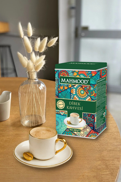 midyatavm Mahmood Dibek Coffee Scale Canister with Spoon 400 g