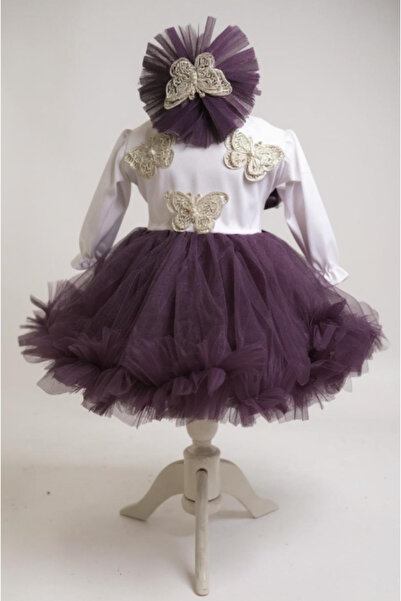 Inovius Rochita Botez Ann, Alb si Mov - DPH31 - Marime: 3-6 Luni Maneca Lunga