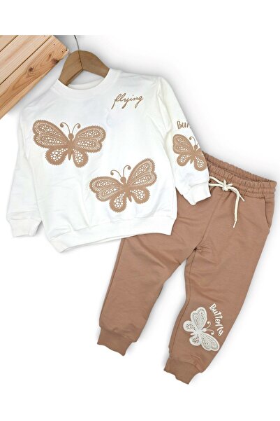 voyyo kids baby Set de îmbrăcăminte de sezon compact, cu imprimeu fluturi, pe...