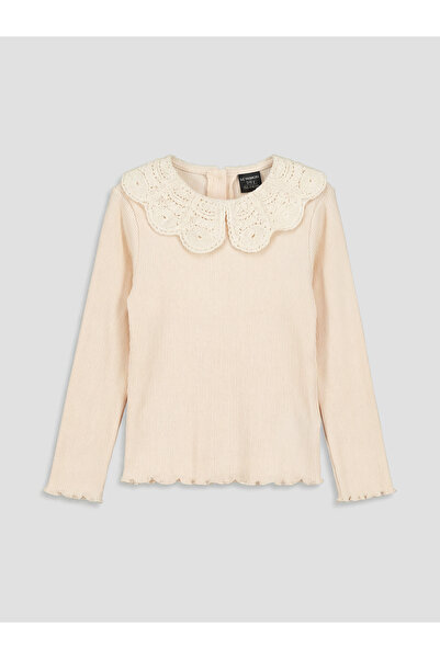 LC Waikiki Bluză, pantaloni scurți și chiloți pentru copii Bej Beb guler tip ...