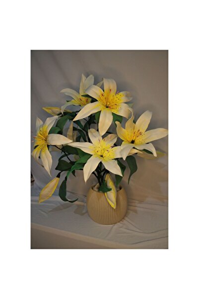 ŞOP Dekoratif Yapay Lilyum Çiçek Aranjmanı