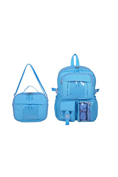 Waddell Kawai Korean Style Elementary School Backpack and Thermal Lunch Bag