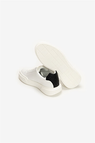 Calvin Klein Chunky Cups Lace Lth Bt Aop Wn Kadın Sneaker Beyaz