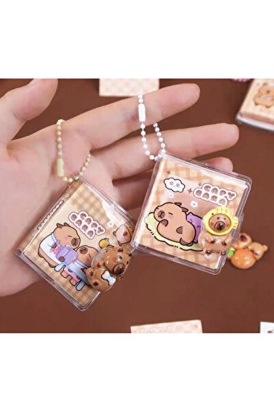 1way Pocket notebook decorated with hearts + cartoon character pen