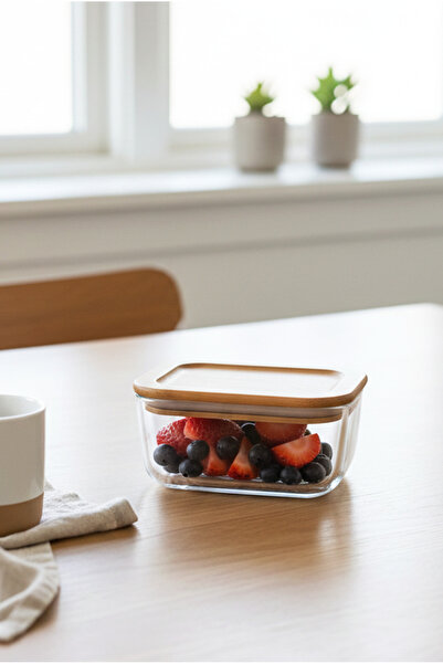 FH finehome Toni Akasya Rectangular Breakfast Tray with Lid
