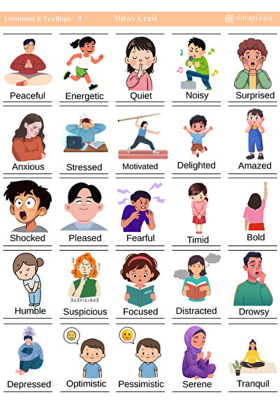 MirayDesign صفحة واحدة من الملصقات لاستكشاف اللغة الإنجليزية - صفحات ملصقات ت...