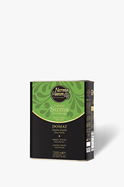 Nermin Hanım Zeytinliği Domat - Erken Hasat Soğuk Sıkım Zeytinyağı (2lt)